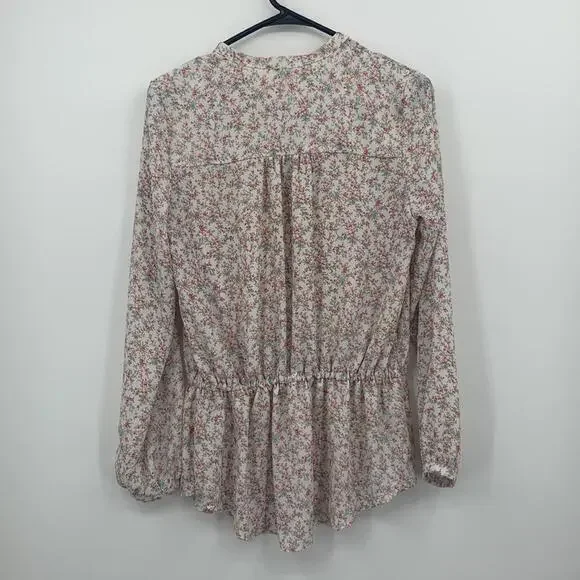 Harlow & Graham Floral Flowy Top Women’s Size Small - Picture 2 of 6